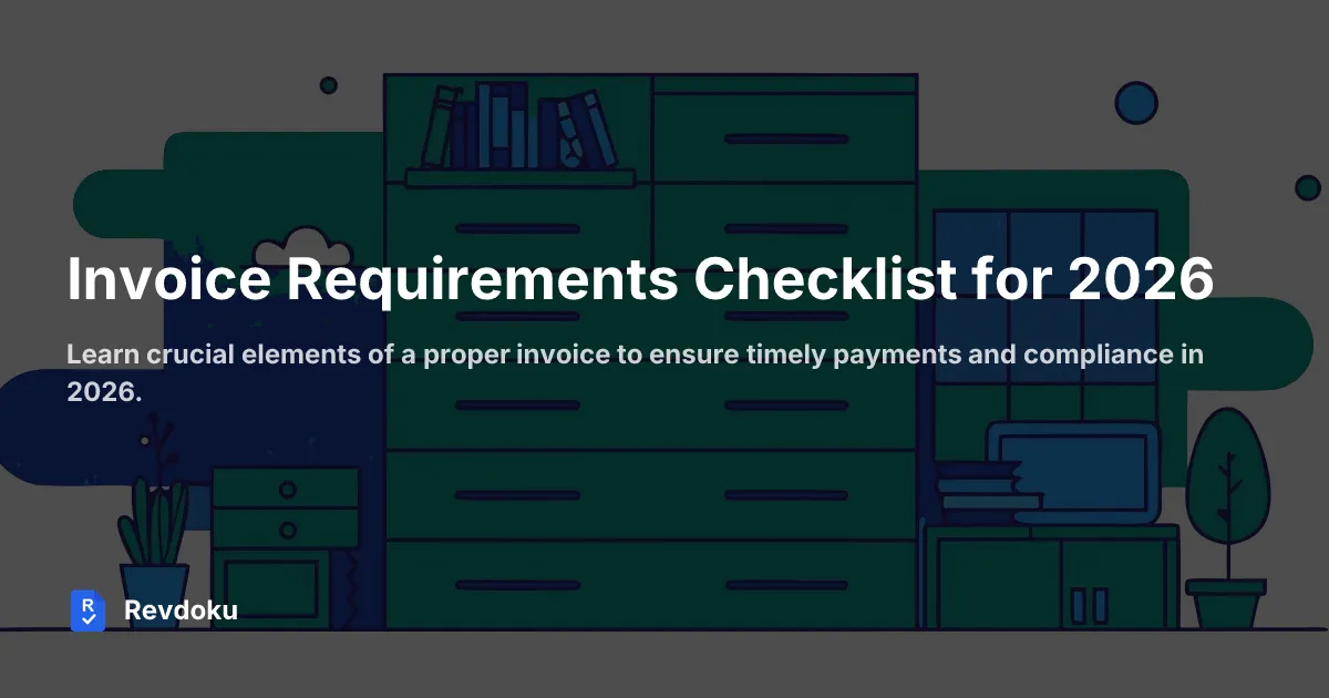 Invoice Requirements Checklist for 2026 | Revdoku