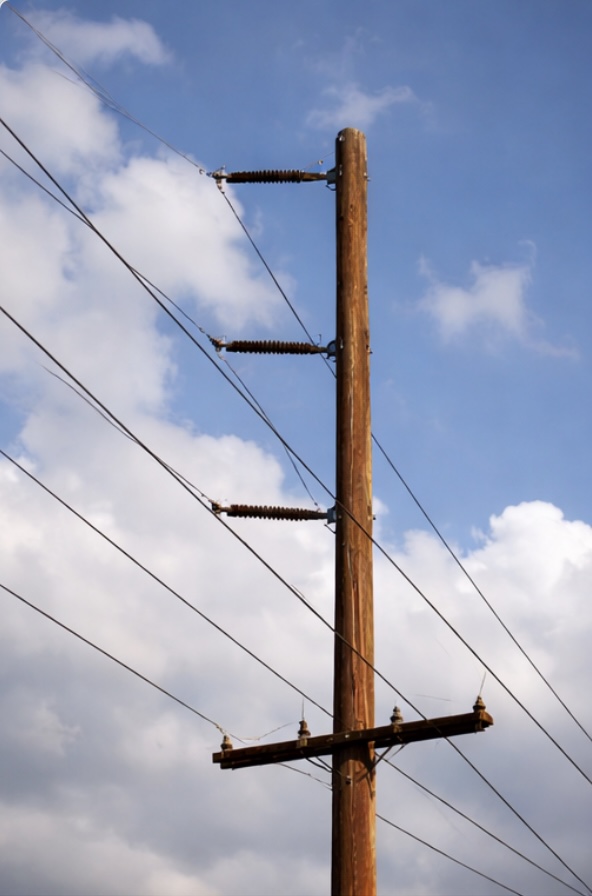 Utility Pole Wire and Insulator Count Checklist