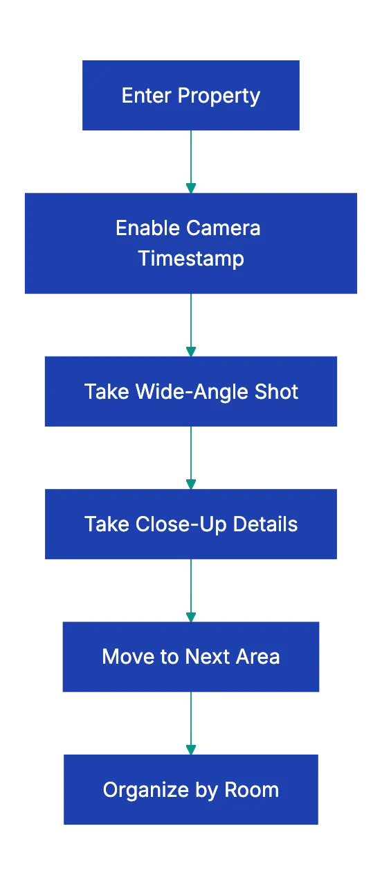 Why Photo Documentation Matters for Rental Inspections Diagram