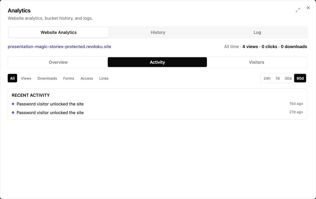 Follow Up After Someone Opens a Protected Revdoku Site