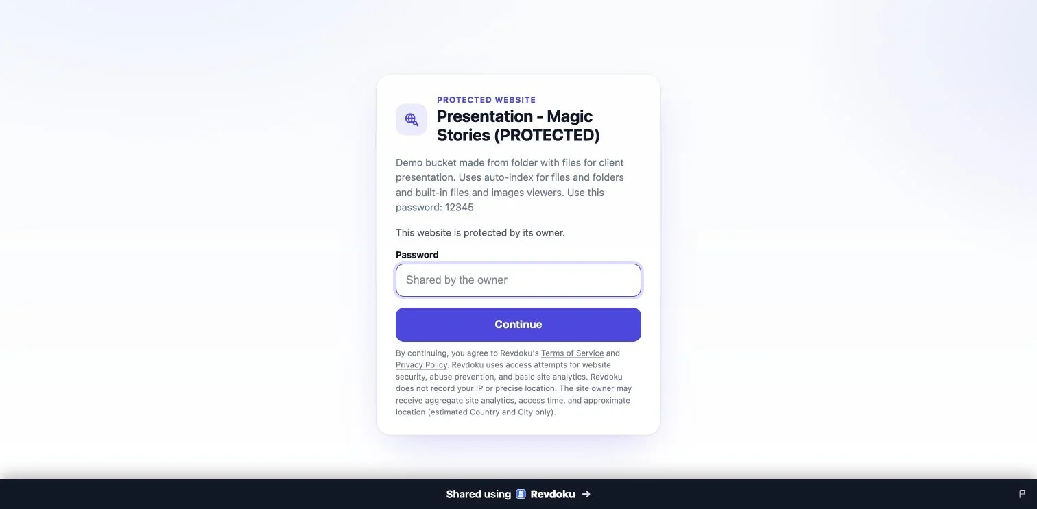 Share Protected Files and Review Viewer Analytics in Revdoku