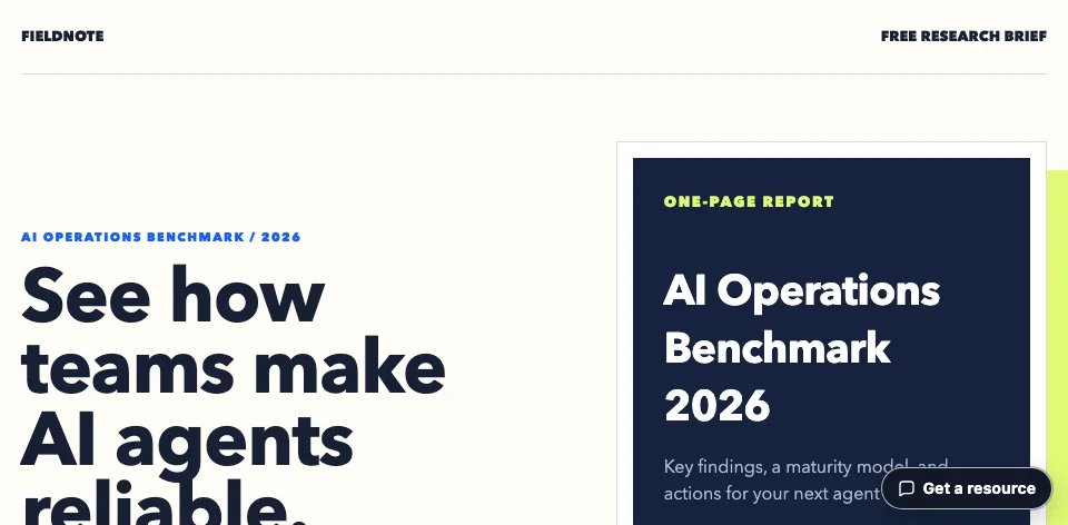 Screenshot of the B2B lead magnet demo